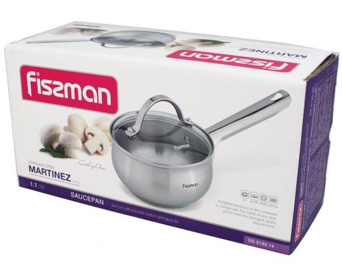 Ковш Fissman Martinez 1.1л из нержавеющей стали Ковш Fissman Martinez 1.1л из нержавеющей стали