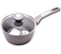 Ківш Kamille Grey Gotland Ø18см зі скляною кришкою