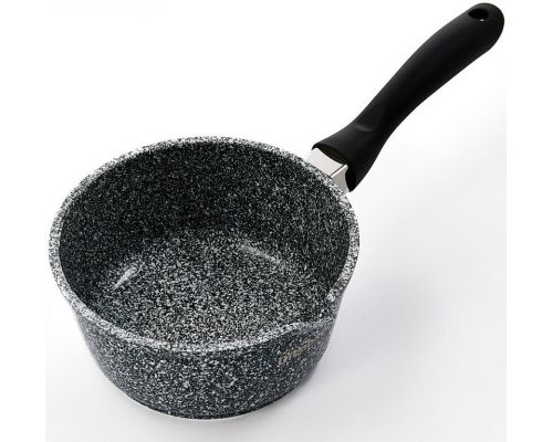 Ковш Ofenbach Snow Marble 1.35л индукционный с антипригарным покрытием и стеклянной крышкой