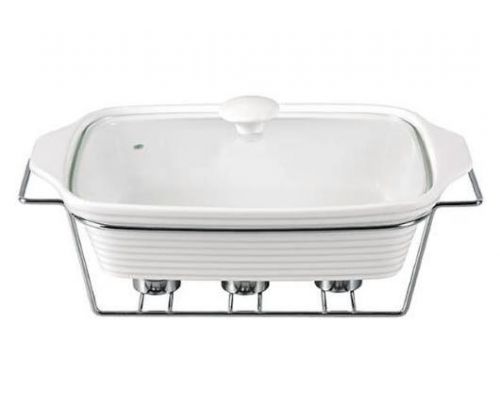 Мармит Kamille Food Warmer керамическая форма 2.4л 33см с подогревом