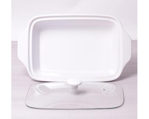Мармит Kamille Food Warmer керамическая форма 3л 38см с подогревом