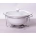 Мармит Kamille Food Warmer керамическая кастрюля 2.4л Ø28см с подогревом