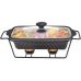 Мармит Kamille Golden Heat керамическая форма 1.1л 30.5х17.5х10.5см с подставкой и подогревом