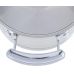Набір 3 каструлі Kamille Casserote 1.7л, 2.4л, 3.1л з нержавіючої сталі зі скляними кришками