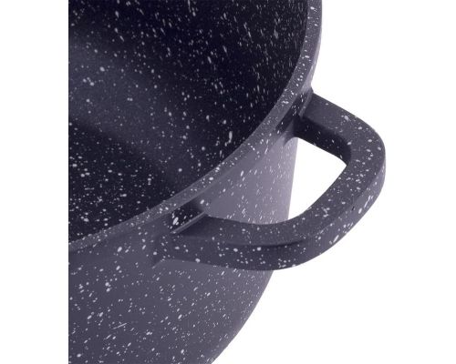 Набір 3 каструлі Kamille Landes Black 2.3л, 4.5л, 6.5л, з двома прихватками