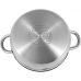 Набір 4 каструлі Ofenbach Casserole із нержавіючої сталі (1.1л, 1.7л, 2.4л, 3.4л) зі скляними кришками