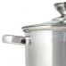 Набір 4 каструлі Ofenbach Casserole із нержавіючої сталі (1.1л, 1.7л, 2.4л, 3.4л) зі скляними кришками