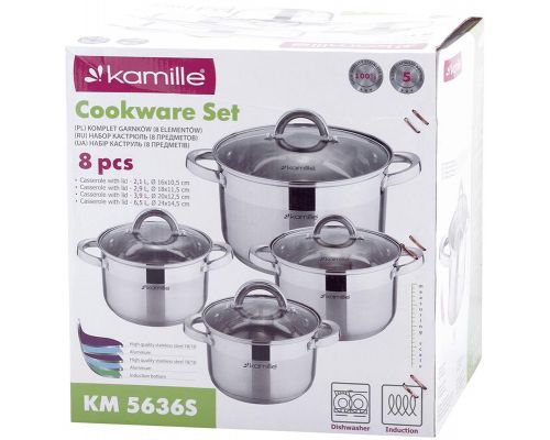 Набор кухонной посуды Kamille Mystery 8 предметов