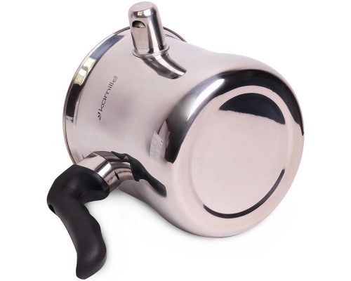 Молоковарка Kamille 1л со свистком и стальной крышкой Молоковарка Kamille 1л со свистком и стальной крышкой