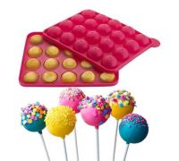 Силиконовая форма для Кейк Попсов (CAKE POPS) 23х19см 20 ячеек