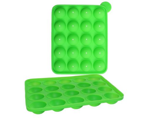 Силиконовая форма для Кейк Попсов (CAKE POPS) 23х19см 20 ячеек Силиконовая форма для Кейк Попсов (CAKE POPS) 23х19см 20 ячеек