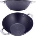 Казан чугунный "Wok" 3.6л, с антипригарным покрытием и аромо-крышкой