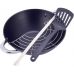 Казан чугунный "Wok" 3.6л, с антипригарным покрытием и аромо-крышкой