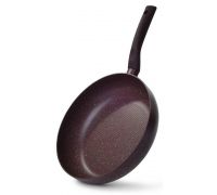 Сковорода глубокая Fissman Mosses Stone Ø26см с антипригарным покрытием, коричневый