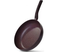 Сковорода глубокая Fissman Mosses Stone Ø28см с антипригарным покрытием, коричневый