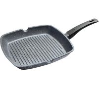 Сковорода-гриль Fissman Grey Stone 28х28см с антипригарным покрытием "Platinum"