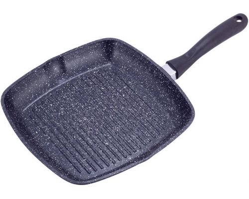 Сковорода-гриль Kamille Grill Pan 28х28см зі скляною кришкою