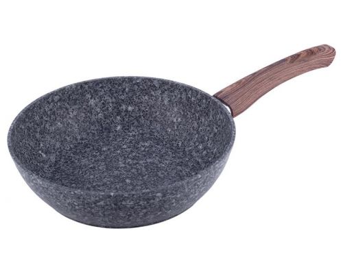Сковорода-сотейник Kamille Grey Marble Ø24см індукційна з антипригарним покриттям