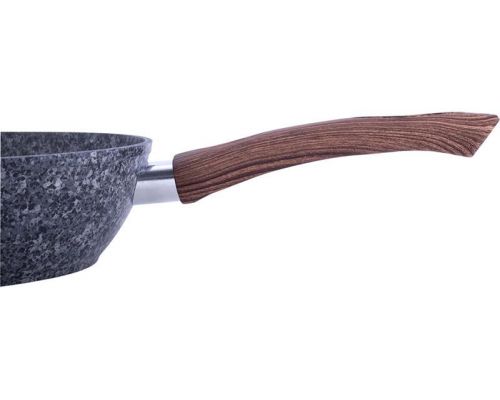 Сковорода-сотейник Kamille Grey Marble Ø26см індукційна з антипригарним покриттям