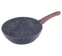 Сковорода-сотейник Kamille Grey Marble Ø28см індукційна з антипригарним покриттям