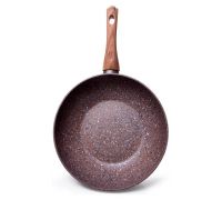 Сковорода-вок Fissman Magic Brown Ø24см с антипригарным покрытием
