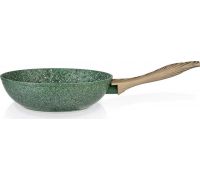 Сковорода-вок Fissman Malachite Ø28см с антипригарным покрытием EcoStone