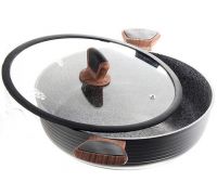 Сотейник Fissman Diamond Grey Ø28см с каменным антипригарным покрытием