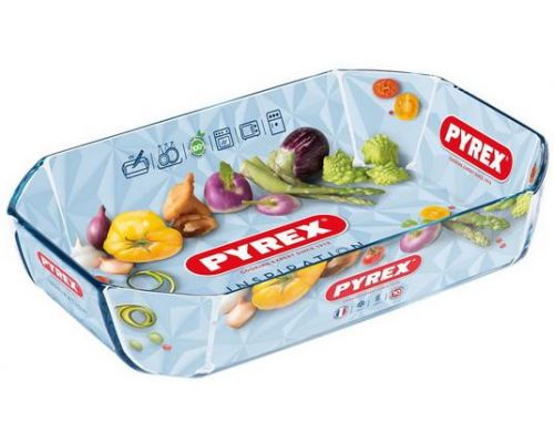 Форма для выпечки Pyrex Inspiration 30х20х7см, жаропрочное стекло Форма для выпечки Pyrex Inspiration 30х20х7см, жаропрочное стекло