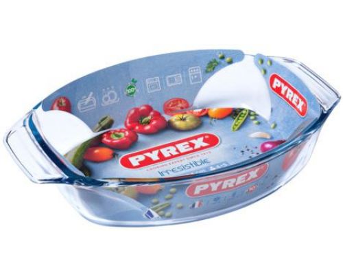 Форма для выпечки Pyrex Irresistible 30х21х7см овальная, жаропрочное стекло Форма для выпечки Pyrex Irresistible 30х21х7см овальная, жаропрочное стекло