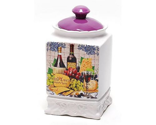 Банка Cheese&Wine 1000мл с крышкой для сыпучих продуктов Банка Cheese&Wine 1000мл с крышкой для сыпучих продуктов