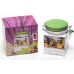 Банка Cheese&Wine 730мл для сыпучих продуктов на металлической затяжке