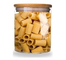 Банка для продуктов «Cadassi» 620мл стеклянная с деревянной крышкой