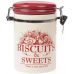 Банка керамическая "Английский Шиповник BISCUITS" 700мл с металлической затяжкой