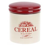 Банка керамическая "Английский Шиповник CEREAL" 12.3х10.2х12см
