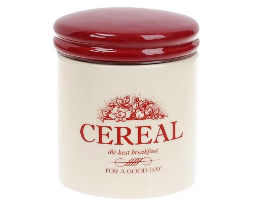 Банка керамическая "Английский Шиповник CEREAL" 12.3х10.2х12см Банка керамическая "Английский Шиповник CEREAL" 12.3х10.2х12см