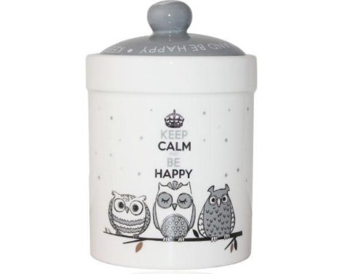 Банка керамическая Be Happy «Совушки» 990мл Банка керамическая Be Happy «Совушки» 990мл