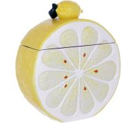 Банка керамическая "Lemon" 1700мл, для сыпучих продуктов, Спелый лимон