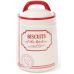 Банка керамическая Red&Blue BISCUITS 1250мл, для печенья, красная