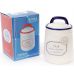 Банка керамическая Red&Blue TEA 800мл, синяя