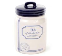 Банка керамическая Red&Blue TEA 900мл, синяя