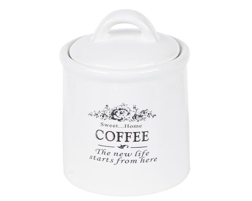 Банка керамическая Sweet Home COFFEE 600мл для хранения кофе Банка керамическая Sweet Home COFFEE 600мл для хранения кофе