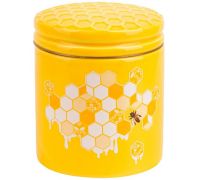 Банка керамическая "Sweet Honey" 480мл для сыпучих продуктов, желтый