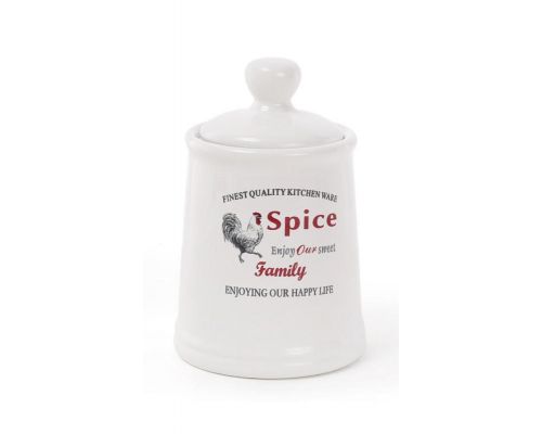 Банка керамическая "Тоскана" Family SPICE 250мл для хранения сыпучих продуктов Банка керамическая "Тоскана" Family SPICE 250мл для хранения сыпучих продуктов