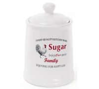 Банка керамическая "Тоскана" Family SUGAR 800мл для хранения сыпучих продуктов