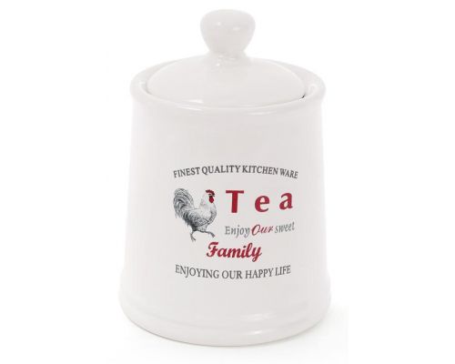 Банка керамическая "Тоскана" Family TEA 650мл для хранения сыпучих продуктов Банка керамическая "Тоскана" Family TEA 650мл для хранения сыпучих продуктов