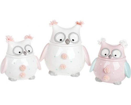 Банка "Owl Family" 800мл с керамической крышкой Банка "Owl Family" 800мл с керамической крышкой