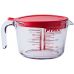 Мерная кружка Pyrex Classic с крышкой 1000мл стеклянная