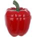 Набір 2 керамічні банки "Pepper" 550мл для сипучих продуктів, червоний перець