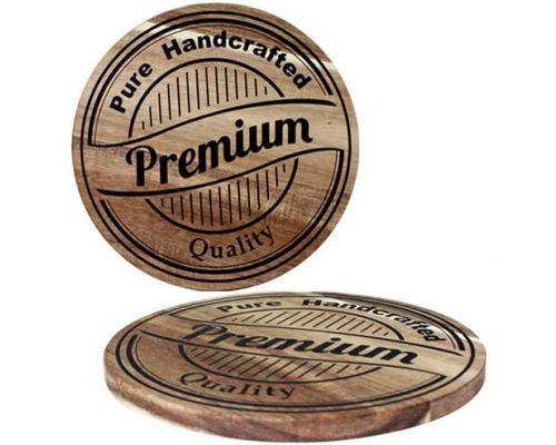 Дошка обробна "Pure Handcrafted" Ø26см акація Дошка обробна "Pure Handcrafted" Ø26см акація