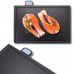 Комплект 4 разделочные доски Kamille 29x23x0.6см на компактной подставке, твердый пластик
